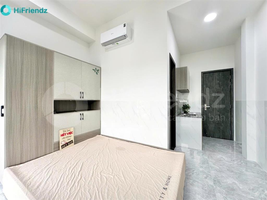 Studio full nội thất cửa sổ lớn view thoáng gần kcn cao, samsung, intel, fpt software đại học fpt