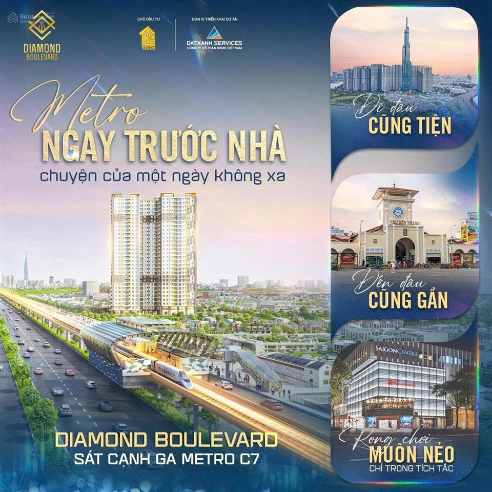Chỉ 2.02 tỷ sở hữu ngay căn hộ 2pn 56m2 diamond boulevard  mặt tiền ql13  hỗ trợ ls 0% 18 tháng