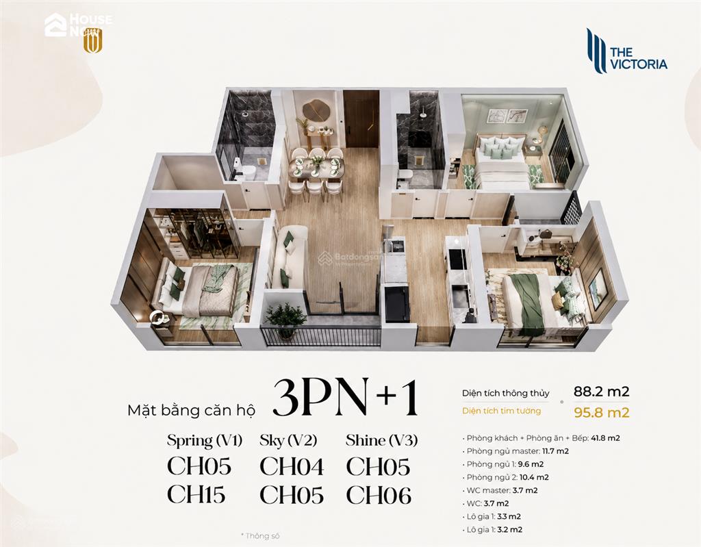 6 tỷ mua căn 3n+ victoria tầng trung view đẹp thoáng, ngang giá hđmb.  em 0857 165 ***