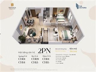 Cắt lỗ 500 triệu 2n2vs căn góc v3 67m chỉ 4,7 tỷ, view thoáng tầng đẹp  em 0857 165 ***