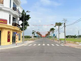 Bán nhanh lô đất 70m2 ngay mặt tiền đường 15m kđt bắc sài gòn, sổ sẵn. thanh toán 419tr sở hữu