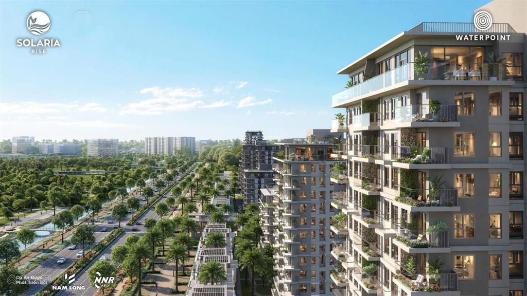 Căn hộ resort "solaria rise" kđt waterpoint  nam long chỉ với 680tr