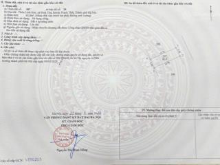 Chính chủ bán lô đất ở 62m tại khu vực trung tâm hòa lạc, hà nội