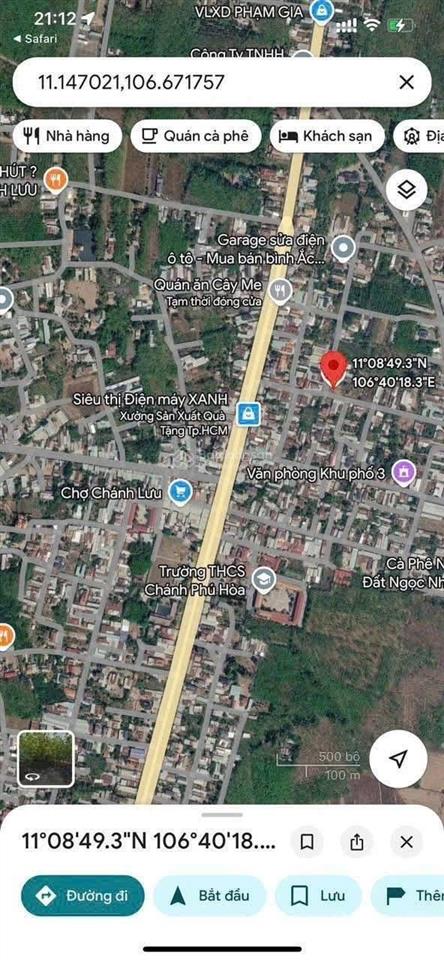 Bán lô góc siêu đẹp trung tâm chánh phú hòa quỹ đất hiếm 874m