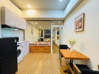 Cho thuê căn hộ 1pn mới 100% máy giặt riêng mặt tiền tô hiến thành quận 10 gần vạn hạnh mall, bigc