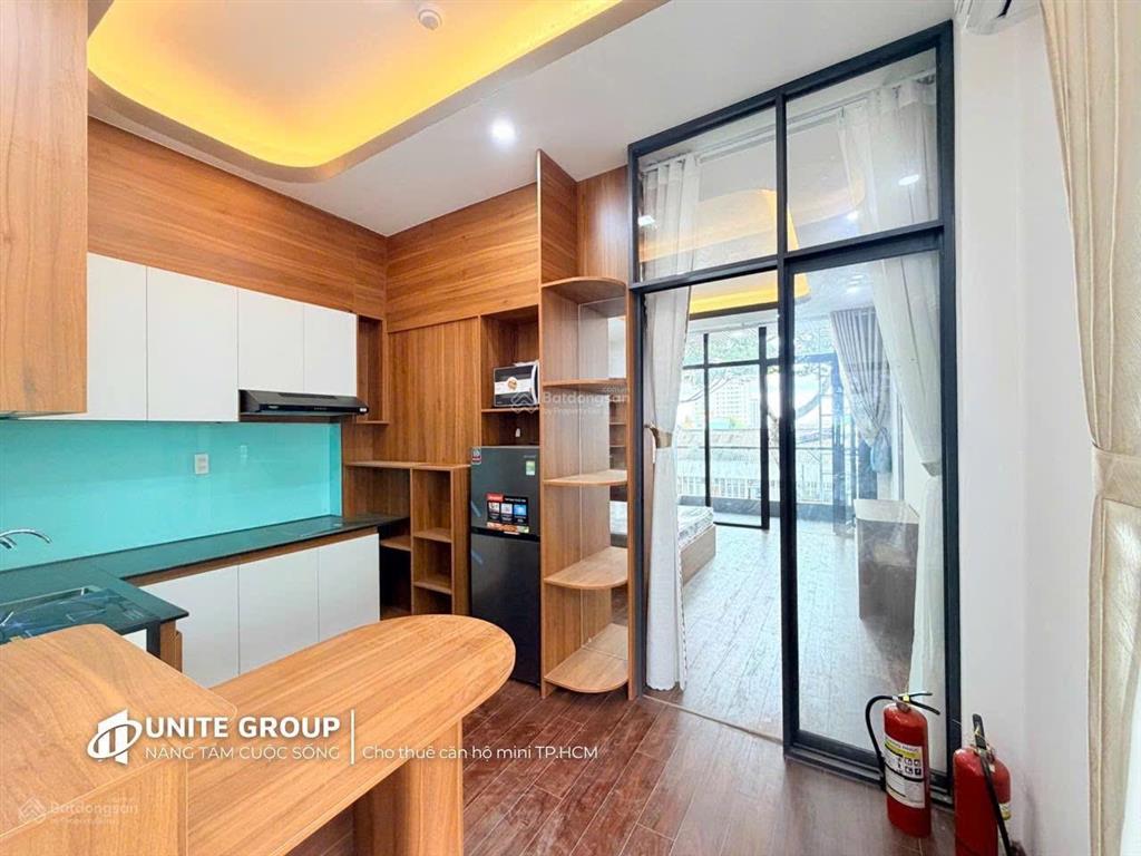 Căn hộ 1pn ban công tách bếp máy sấy riêng 45m2 mặt tiền trần hưng đạo quận 5 gần nguyễn văn cừ