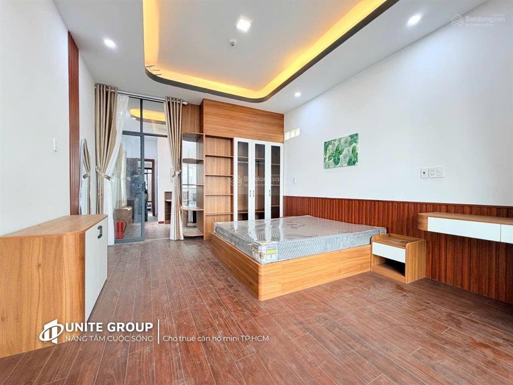 Căn hộ 1pn ban công tách bếp máy sấy riêng 45m2 mặt tiền trần hưng đạo quận 5 gần nguyễn văn cừ
