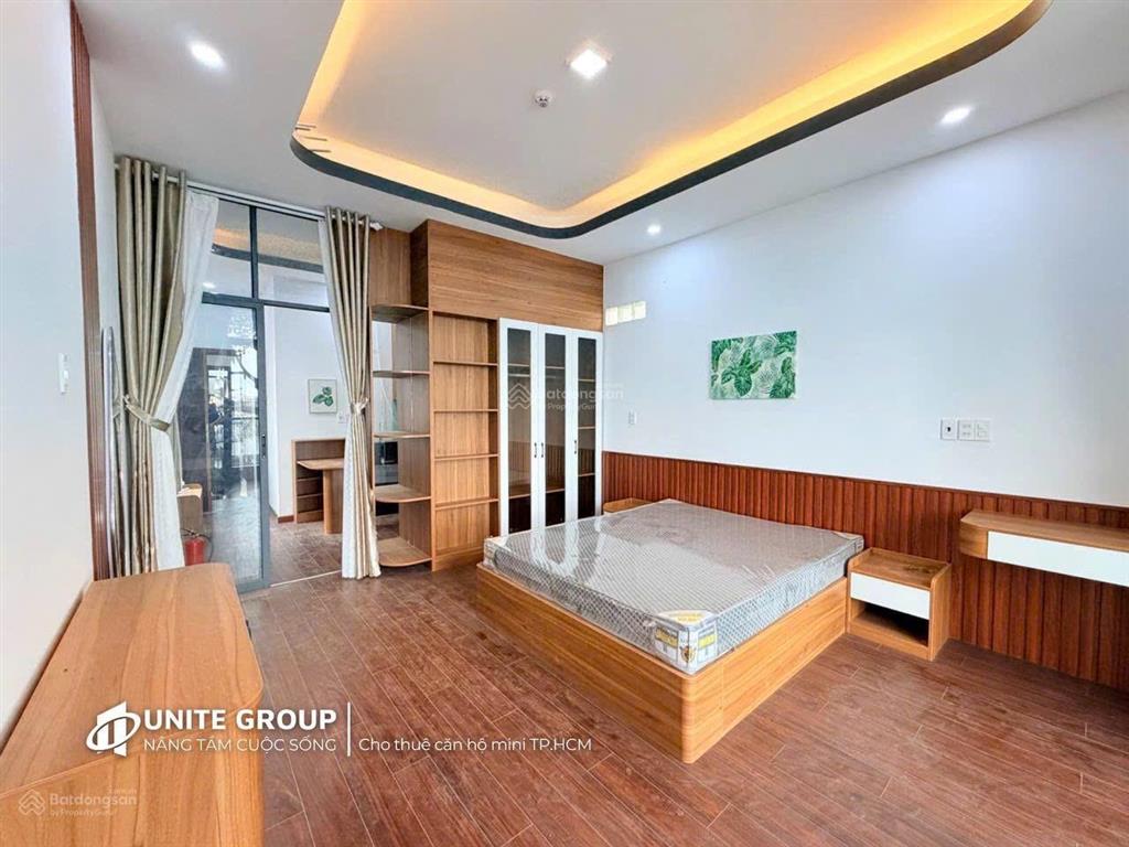 Căn hộ 1pn ban công tách bếp máy sấy riêng 45m2 mặt tiền trần hưng đạo quận 5 gần nguyễn văn cừ