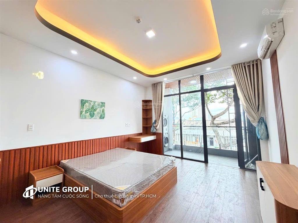 Căn hộ 1pn ban công tách bếp máy sấy riêng 45m2 mặt tiền trần hưng đạo quận 5 gần nguyễn văn cừ