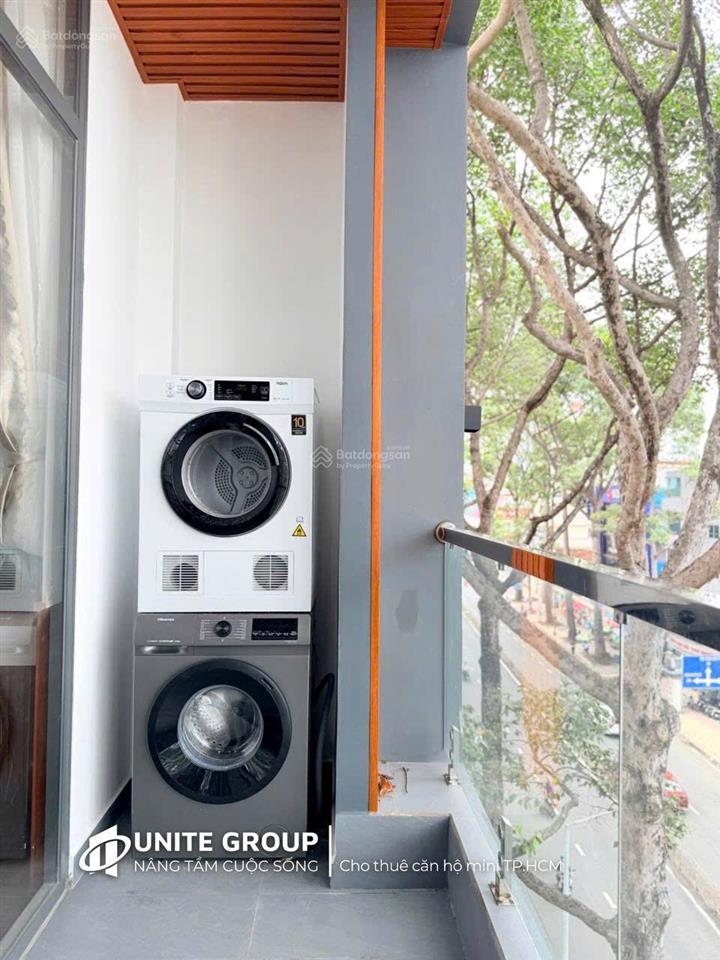 Căn hộ 1pn ban công tách bếp máy sấy riêng 45m2 mặt tiền trần hưng đạo quận 5 gần nguyễn văn cừ