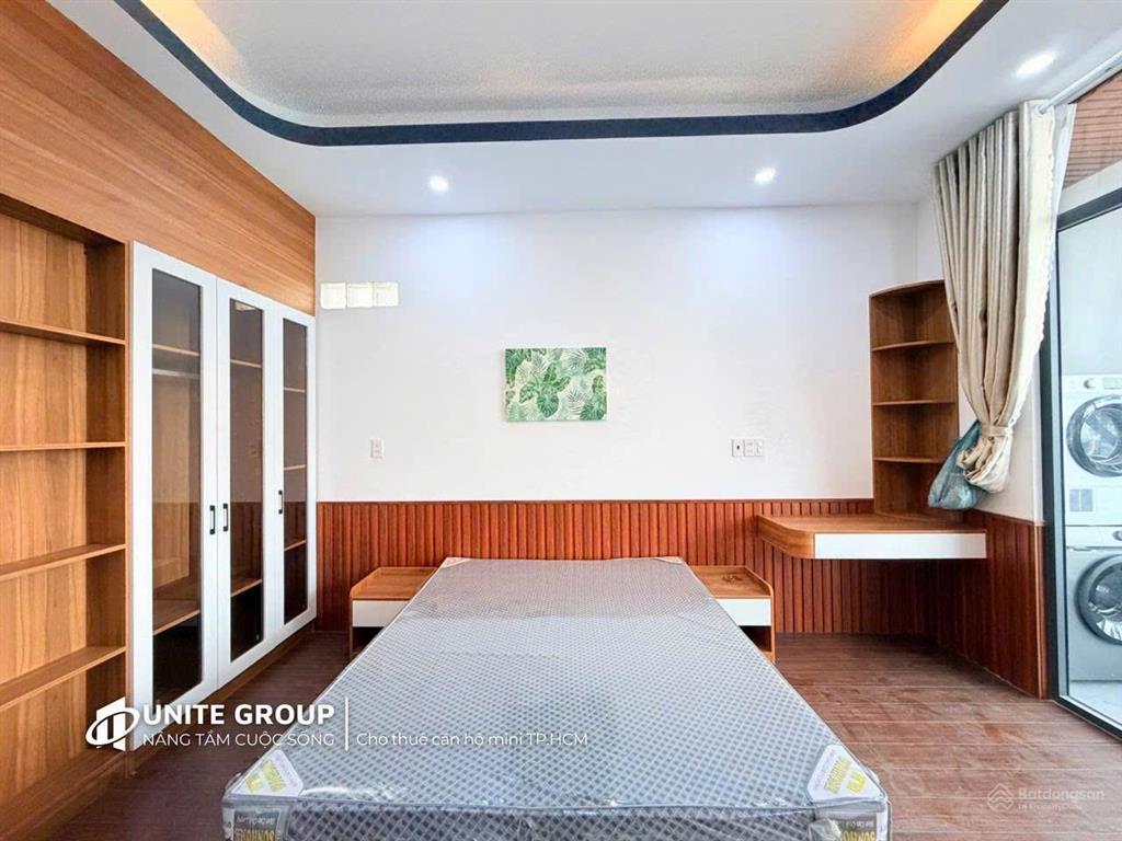 Căn hộ 1pn ban công tách bếp máy sấy riêng 45m2 mặt tiền trần hưng đạo quận 5 gần nguyễn văn cừ