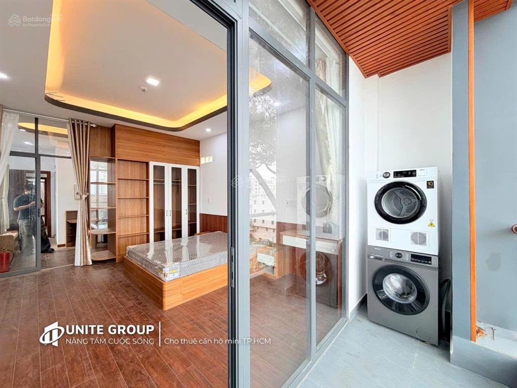 Căn hộ 1pn ban công tách bếp máy sấy riêng 45m2 mặt tiền trần hưng đạo quận 5 gần nguyễn văn cừ