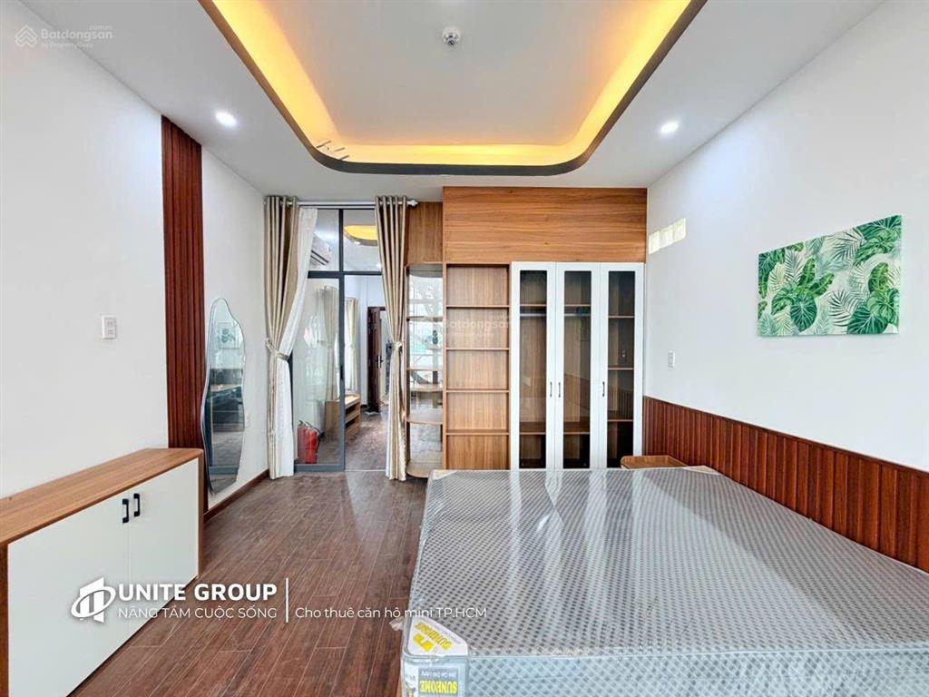 Căn hộ 1pn ban công tách bếp máy sấy riêng 45m2 mặt tiền trần hưng đạo quận 5 gần nguyễn văn cừ