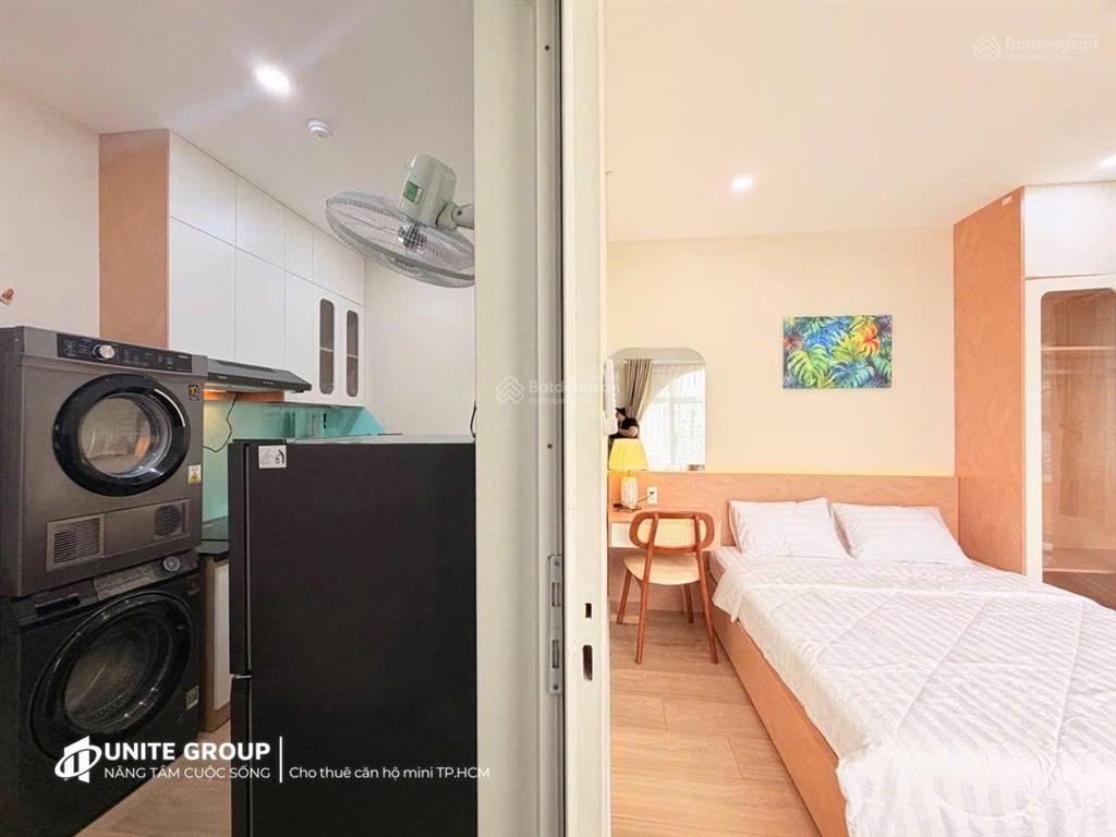Cho thuê căn hộ 1pn 45m2 ban công thoáng mát  mặt tiền hai bà trưng, quận 1, gần ngay chợ tân định