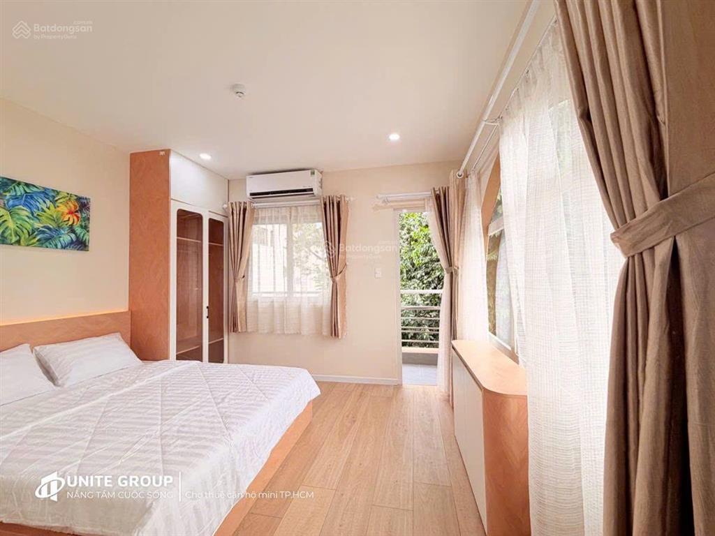 Cho thuê căn hộ 1pn 45m2 ban công thoáng mát  mặt tiền hai bà trưng, quận 1, gần ngay chợ tân định