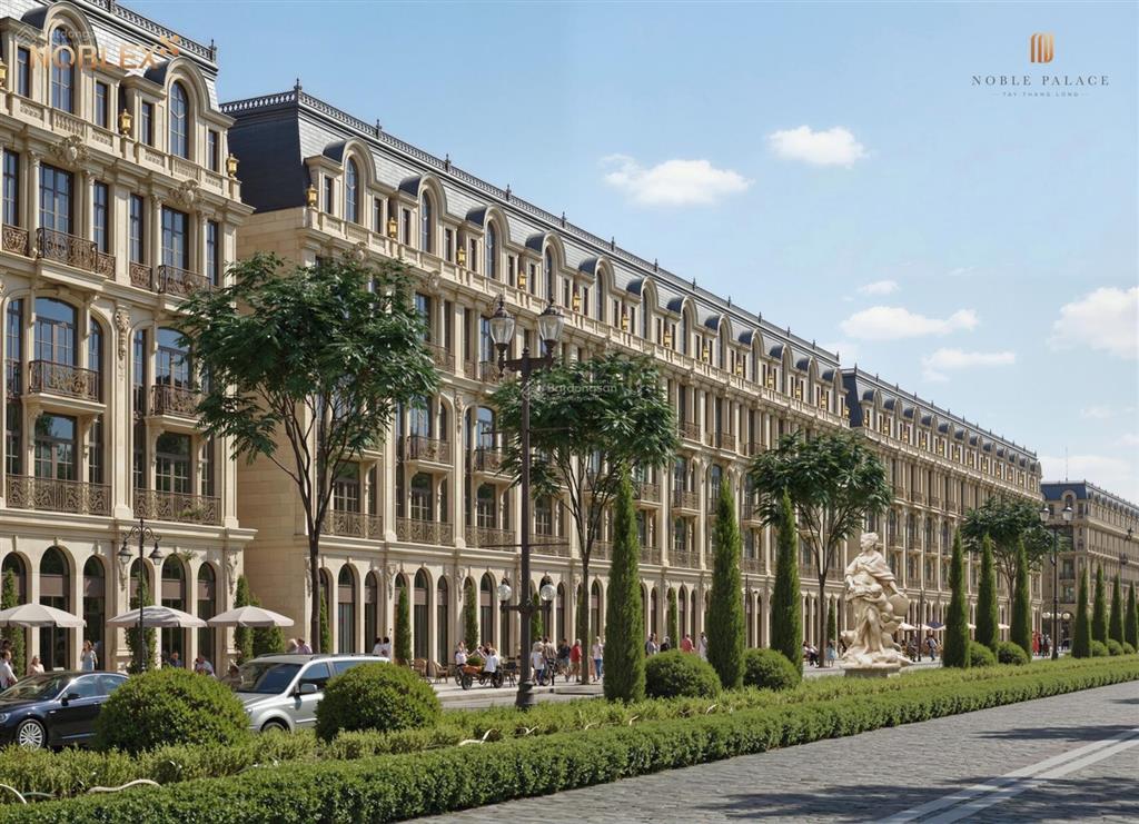 Shophouse 75m2 đường nối hoàng quốc việt kéo dài, đối diện bể bơi, view đẹp thoáng.