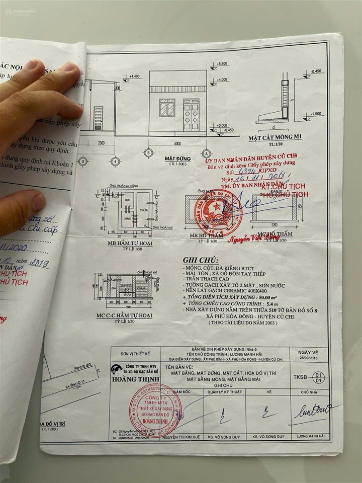 Bán lô đất khu dân cư hiện hữu, xã phú hoà đông, củ chi, tphcm. 535m2, thổ cư 120m2, giá 4tỷ779tr