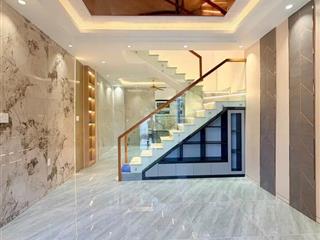 Bán nhà đẹp âu dương lân q8  hẻm xe hơi thông  59m2 ( 4.5m x 14.5m )  4 tầng 4pn  nhỉnh 8 tỷ