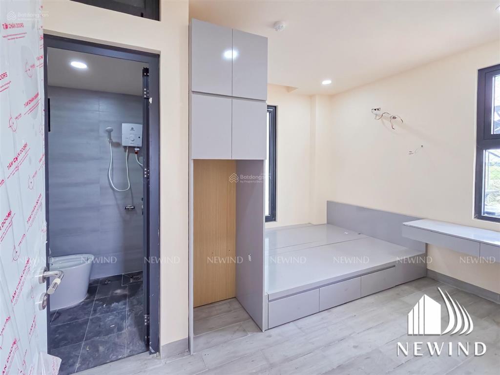 Studio cửa sổ mới 100% 4tr5 full nội thất máy giặt riêng, tủ lạnh, đại học tôn đức thắng, mở (ou)
