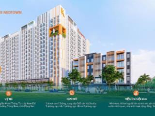 Căn hộ 65m2, 1,5 tỷ ở khome midtown, trảng bom, đồng nai, view đẹp, nhiều tiện ích