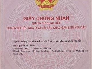 Chính chủ cần bán sổ hồng diện tích gần 280 m2