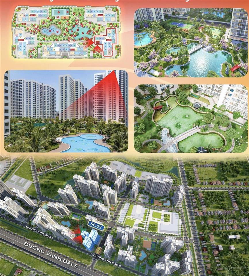 Căn đẹp the origami view hồ cực đỉnh mã căn s6.05 | 2pn+1 chỉ 3,9 tỷ