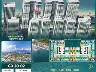 Tòa c3 căn đẹp, tầng đẹp còn sót 1 căn 1br+ view biển