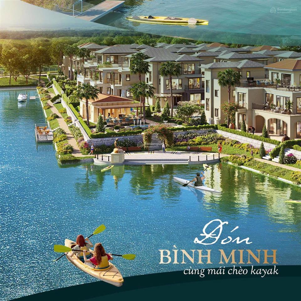 Biệt thự đảo 4 mặt sân vườn the pearl kđt waterpoint 256m2 1 trệt 2 lầu. chỉ 5 tỷ đến khi nhận nhà