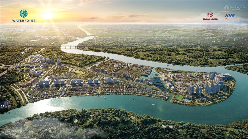 Biệt thự đảo 4 mặt sân vườn the pearl kđt waterpoint 256m2 1 trệt 2 lầu. chỉ 5 tỷ đến khi nhận nhà