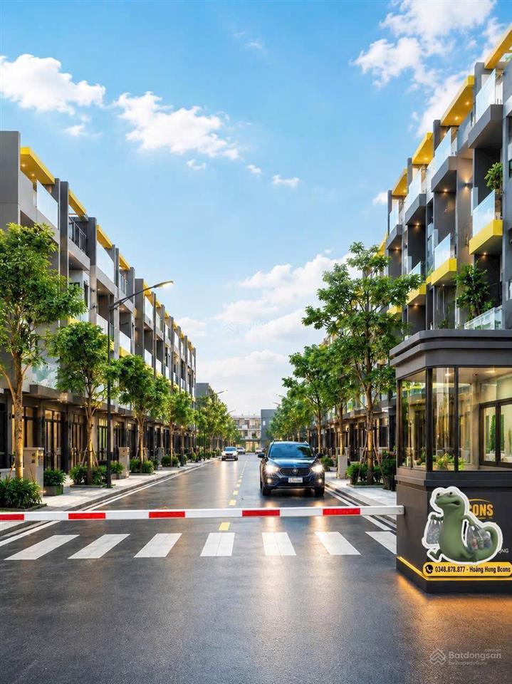 Chính thức hàng f0 căn mặt tiền đường bình thung 5x16,9m, nhà phố bcons eden park, có sổ.