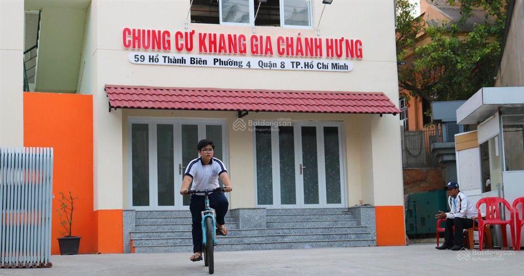 Cần bán nhanh căn hộ khang gia chánh hưng q8, gần trung tâm, thoáng mát, 1.9 tỷ thương lượng sâu