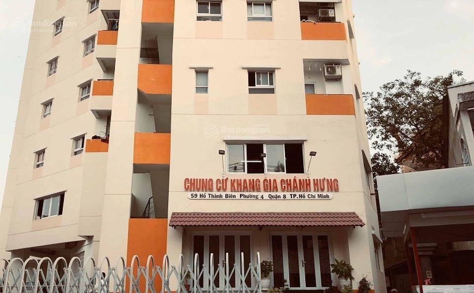 Cần bán nhanh căn hộ khang gia chánh hưng q8, gần trung tâm, thoáng mát, 1.9 tỷ thương lượng sâu
