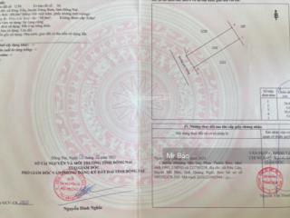 Chính chủ cần bán lô đất đẹp vuông vức 100m2 ngay chợ sông trầu,  0903 421 ***