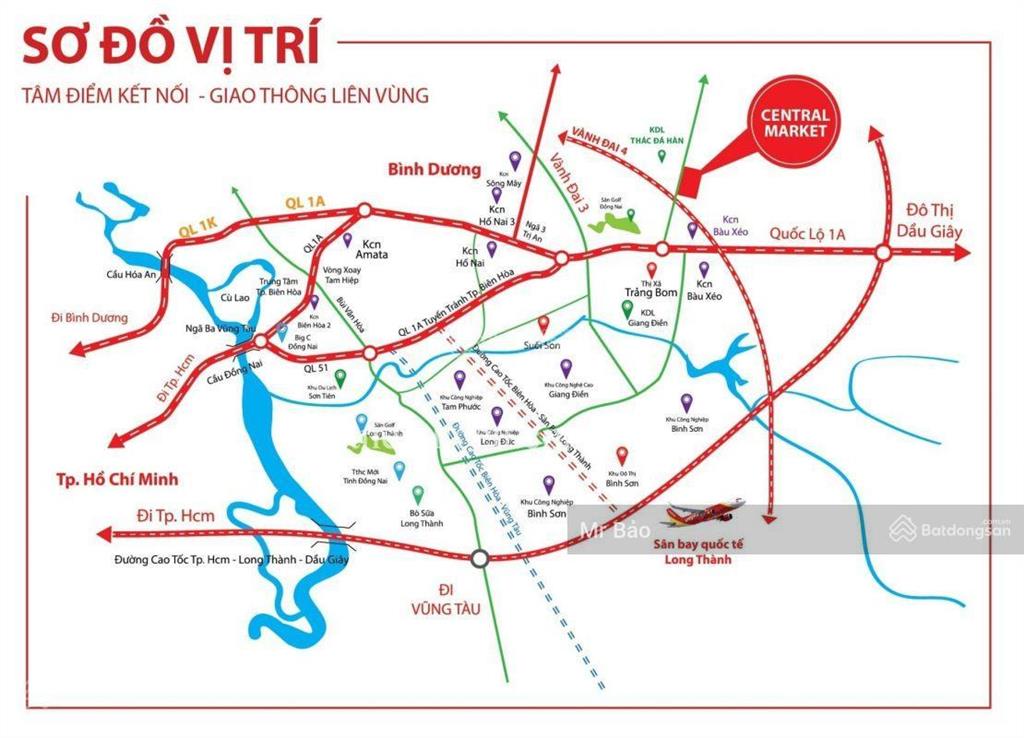 Chính chủ cần bán lô đất đẹp vuông vức 100m2 ngay chợ sông trầu,  0903 421 ***