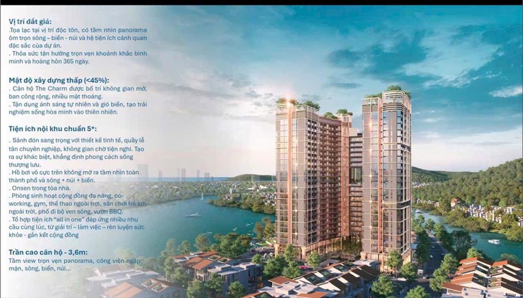 Duy nhất căn studio toà charm  nam nha trang, khánh hoà. view bến du thuyền, giá chỉ 3 tỷ 537