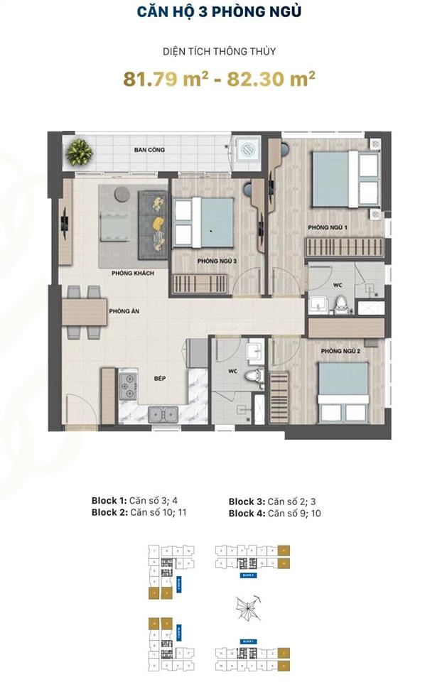 Bán nhanh căn 3pn 82m2, căn góc view thoáng mát 8.1 tỷ dự án victoria village quận 2