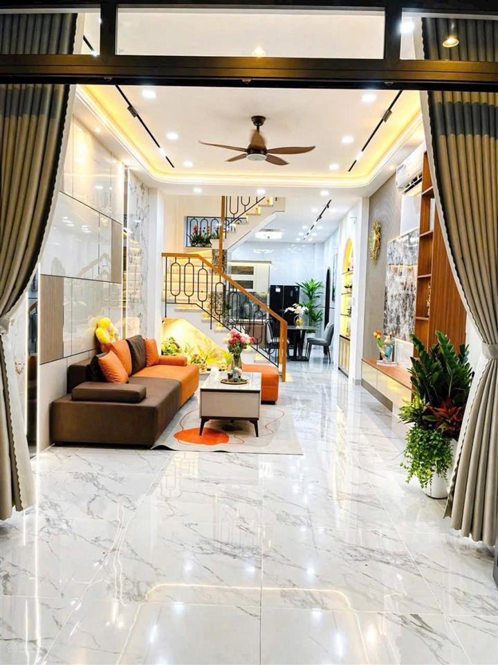 Bán nhà mới xây huỳnh tấn phát q.7 60m2 hẻm kinh doanh full nội thất luxury( 5.5 ty)