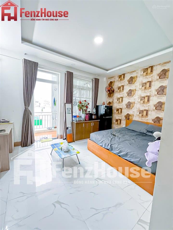 Cho thuê ch diện tích 30m2, có ban công, huỳnh tấn phát, q7, full nội thất, giá 4 triệu vnd