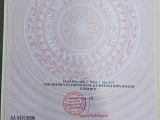 Bán lô đất dt 500m2, tại xã diên lâm, diên khánh, khánh hòa