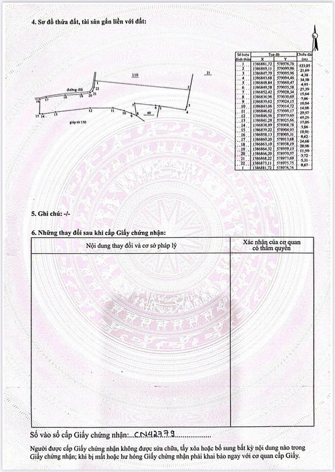 Cần bán gấp lô đất thôn xóm mới, xã tây ninh hòa, dt 4.959 m2