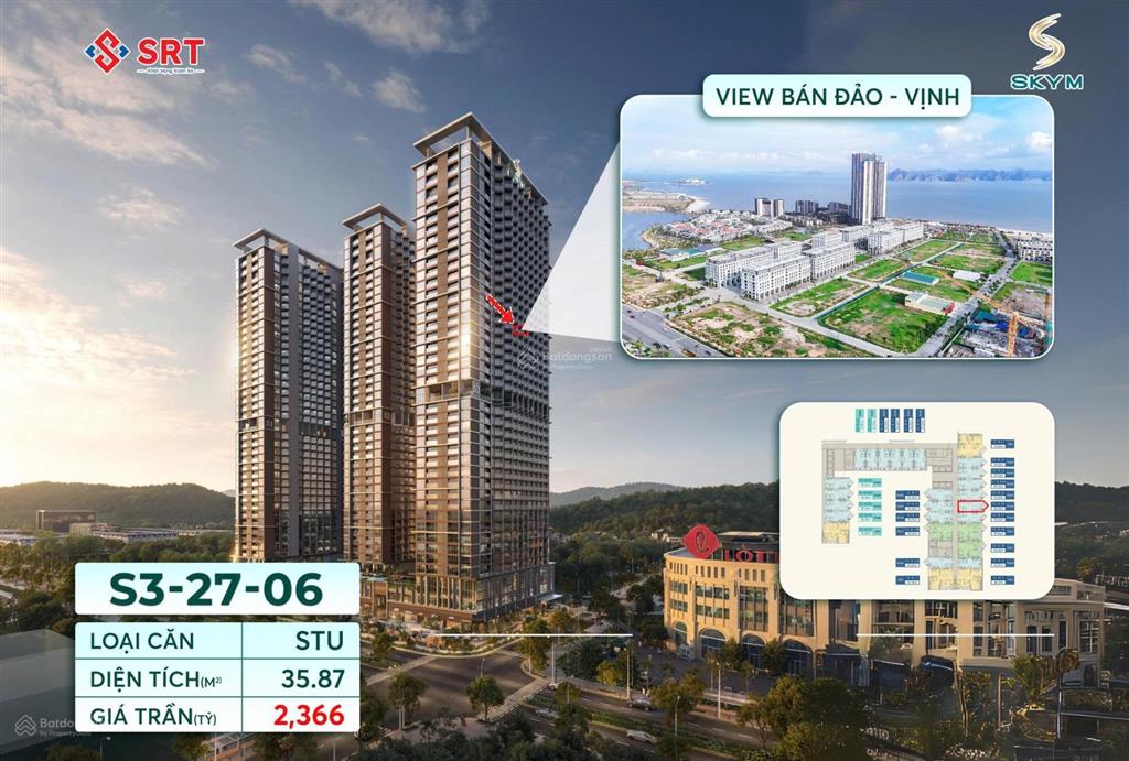 Sốc tổng chiết khấu hơn 500 triệu  căn hộ view vịnh chỉ còn 1,8 tỷ, giới hạn 50 căn đầu tiên