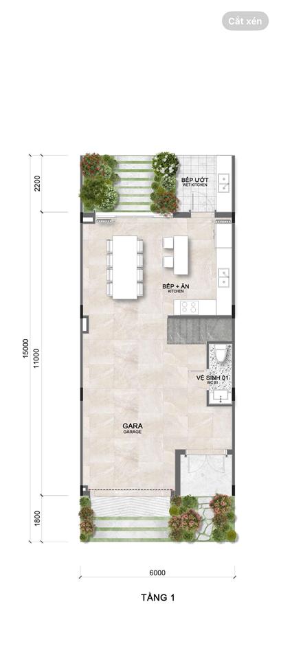 Nhà phố townhouse rừng mai  mặt tiền 6*15m  trục chính 20m gần hồ thiên nga tt 6,5 tỷ + chênh nhẹ