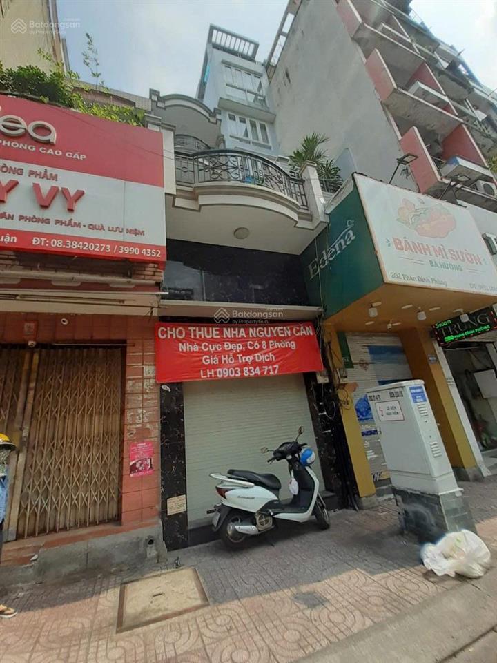 Cho thuê nhà nguyên mặt phố 204 đường phan đình phùng, 30 triệu, 51m2, 4pn, 4wc, mặt tiền 20m, hot