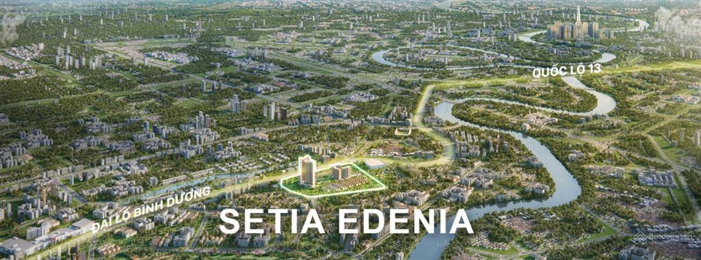 Bán căn hộ chung cư setia edenia, 2,55 tỷ, 50m2, 1pn, 1wc ở lái thiêu, thuận an