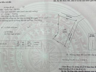 2156m2 giá 8tr8/m2 phú mãn  quốc oai  hà nội