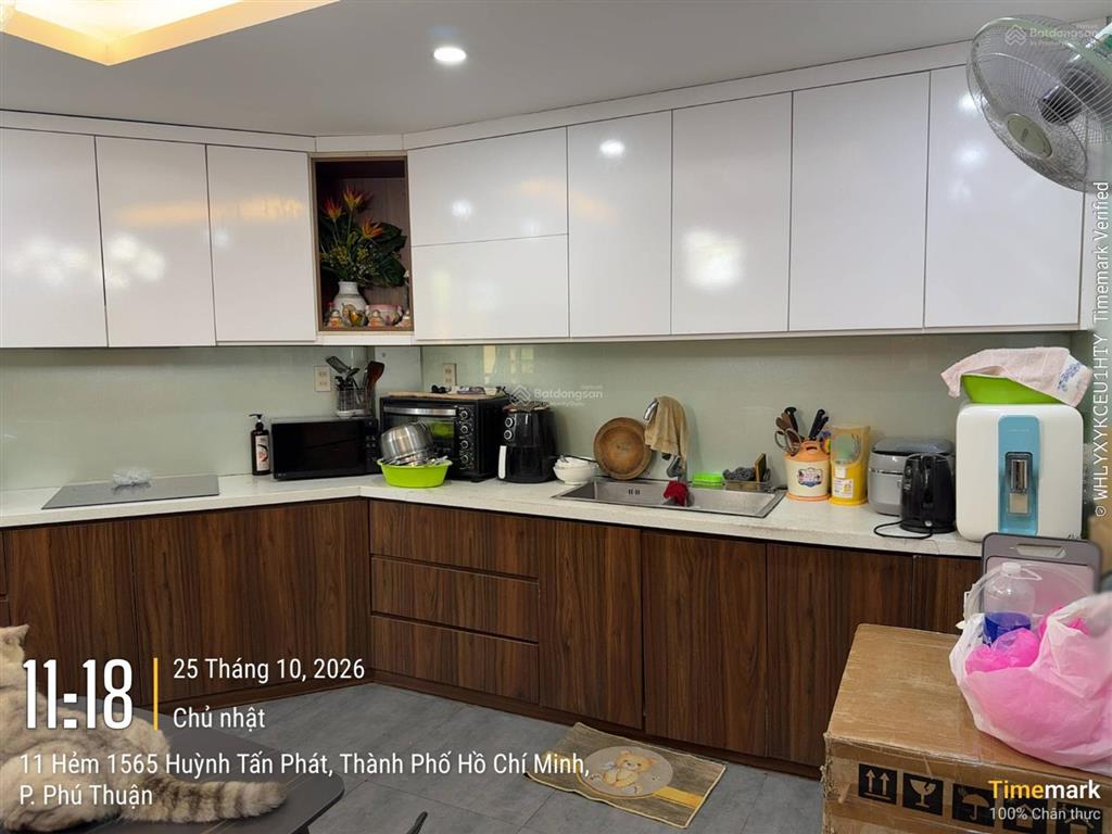Bán nhà hẻm ô tô phú mỹ quận 7, ngay co.op mart huỳnh tấn phát, nhà đẹp 4 tầng, 5pn  chỉ 7.6 tỷ
