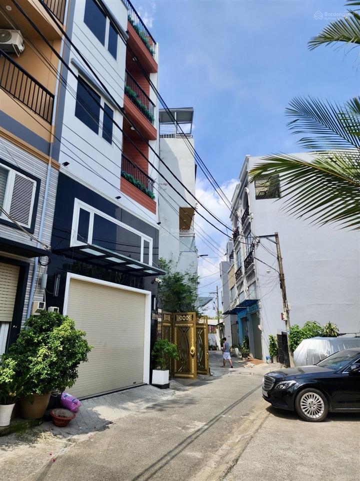 Bán nhà hẻm ô tô phú mỹ quận 7, ngay co.op mart huỳnh tấn phát, nhà đẹp 4 tầng, 5pn  chỉ 7.6 tỷ