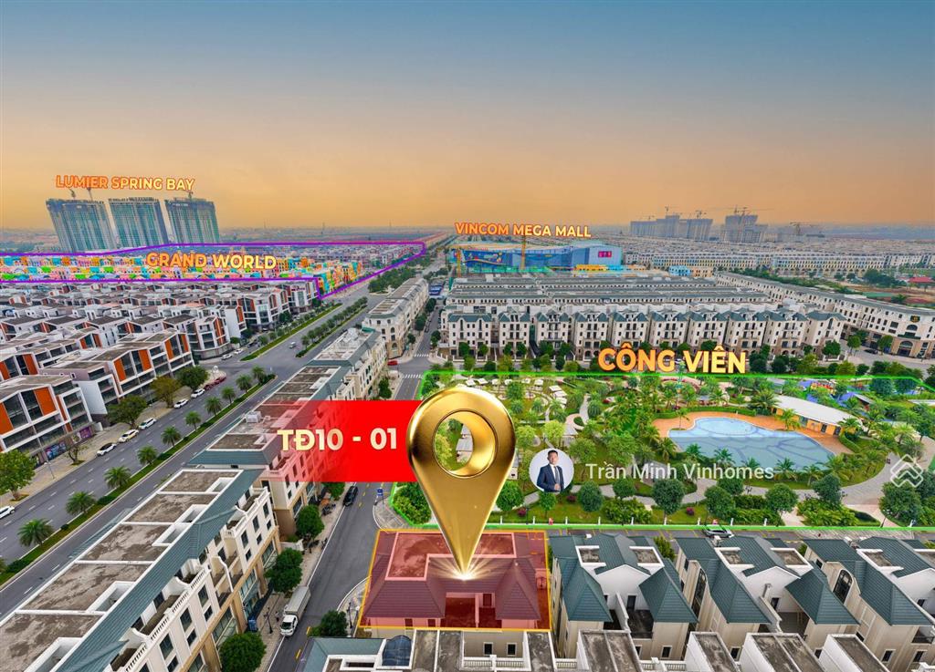 Độc bản căn đơn lập view vườn hoa phân khu thời đại, vinhomes ocean park 3