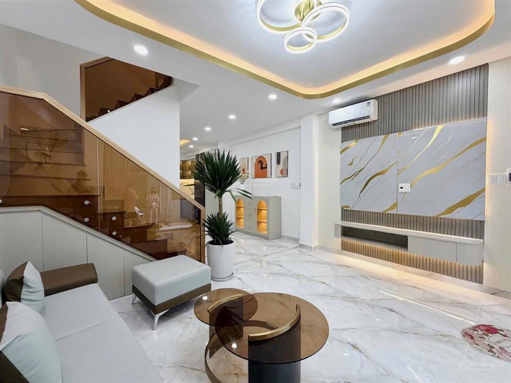 Bán nhà mới 3 tầng full nội thất, hẻm phan văn trị gần phạm văn đồng, bình thạnh, giá 6.35 tỷ