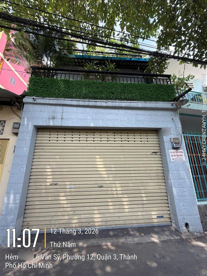 Bán nhà 3 tầng, 5pn (có pn tầng trệt) hẻm xe tải lê văn sỹ  quận phú nhuận giá 9.4 tỷ